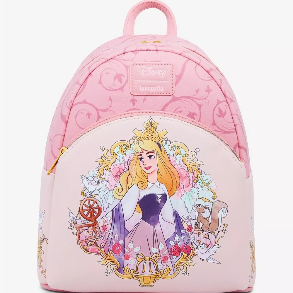 NWT Disney Aurora / Sleeping Beauty / Briar Rose Loungefly Mini Backpack